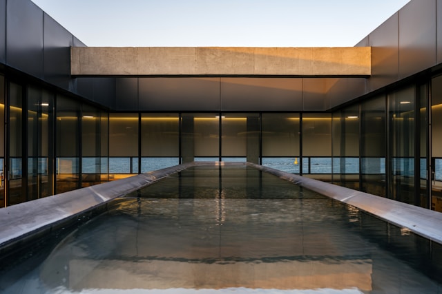 Luxury Pool Deck in Malibu